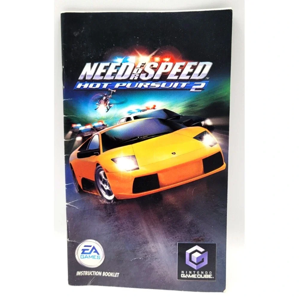 Need For Speed Hot Pursuit‎ 2 MANUAL ONLY NINTENDO GAMECUBE